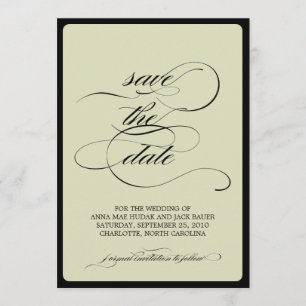 Reserve A Data {caligrafia} salvar a data