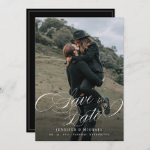 Calligraphy Foto Personalizada Casamento Salve A D