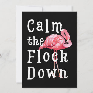 Reserve A Data Calma, Flamingo Girl  Funny Flamingo
