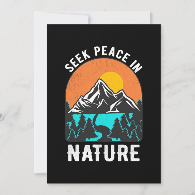 Reserve A Data Caminhando Busca Paz Na Natureza (Frente)