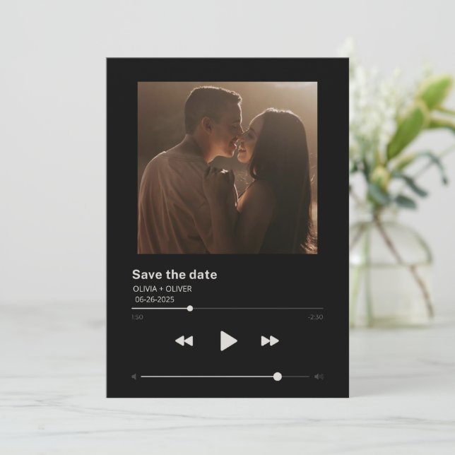 Reserve A Data Capa de álbum salvar a data (Em pé/Frente)