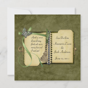 Reserve A Data Caras economias do vintage do diário a data