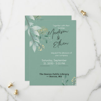 Reserve A Data Carte save the date simple
