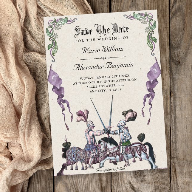 Reserve A Data Casal medieval de cavaleiros (Criador carregado)