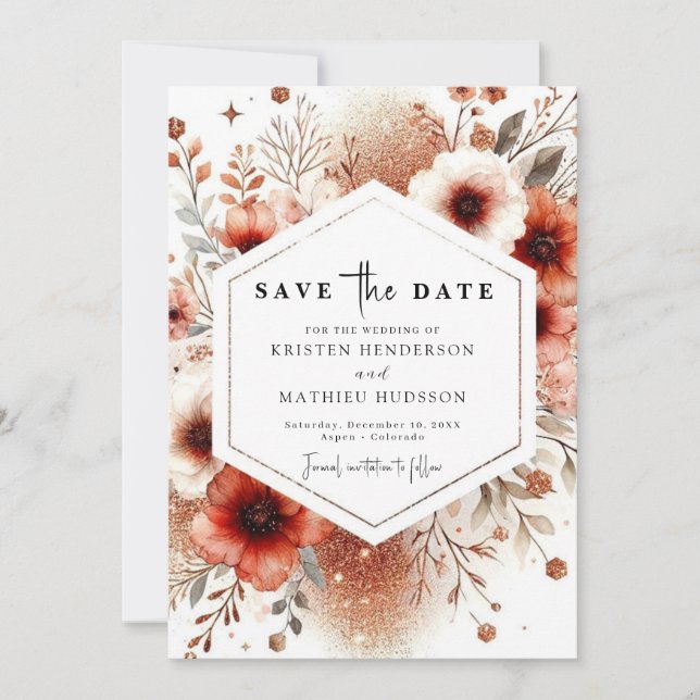 Reserve A Data Casamento (Frente)