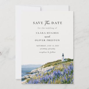 Reserve A Data Casamento à Beira-Mar de Verão Lupino Maine