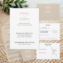 Casamento Ampersand Champagne Reverso | Salve o