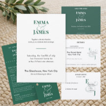Casamento Ampersand Esmeralda Reversa | Salve a Da