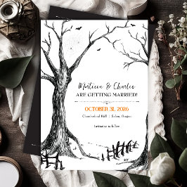 Reserve A Data Casamento Árvore Noite das Bruxas Dia das Bruxas