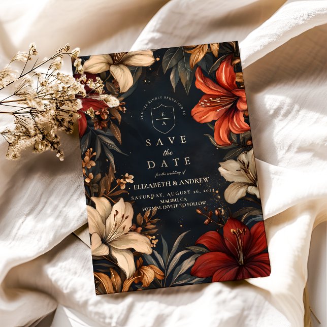 Reserve A Data Casamento Barroco Romântico (Criador carregado)