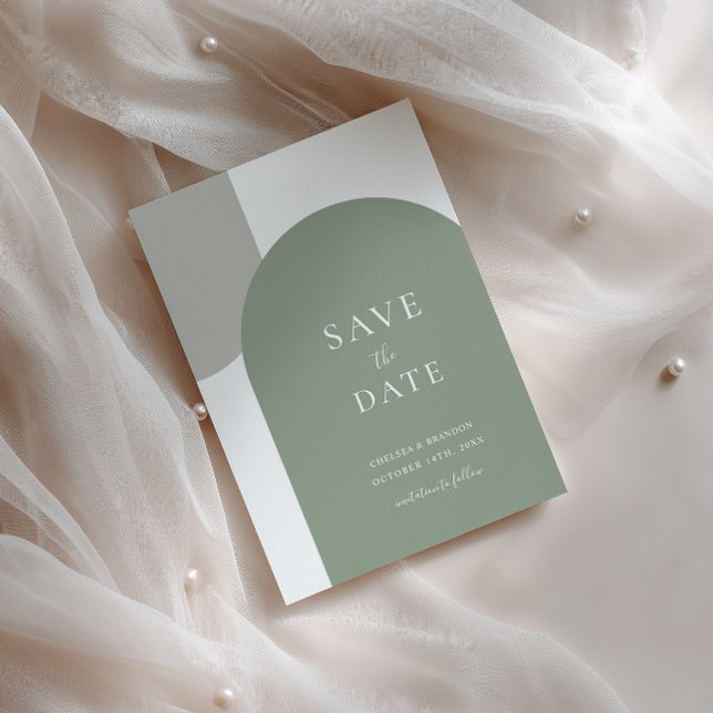 Reserve A Data Casamento Boho Arco Verde Sage Minimal Formal Scri (Criador carregado)