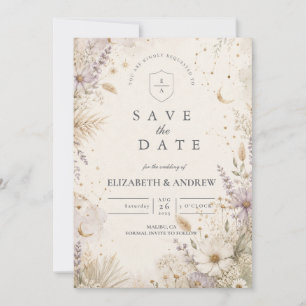 Reserve A Data Casamento Boho Celestial Elegante ao Luar