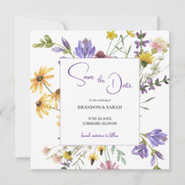 Reserve A Data Casamento Boho com Flores Silvestres