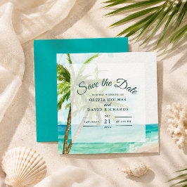 Reserve A Data Casamento Boho Costeiro na Praia Salve a Data
