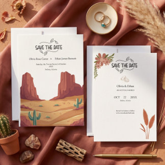 RESERVE A DATA CASAMENTO BOHO DESERTO TERRA COTTA