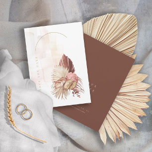 Reserve A Data Casamento Boho Oasis Burnt Umber ID959