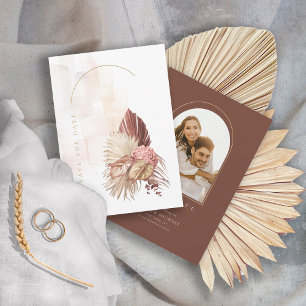 Reserve A Data Casamento Boho Oasis Foto Burnt Umber ID959