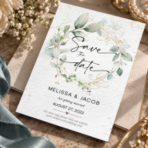 Casamento Botânico em Verde Salvia Eucalipto