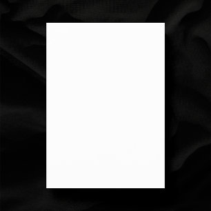 Reserve A Data Casamento branco simples Vazio Matte de 5" x 7"