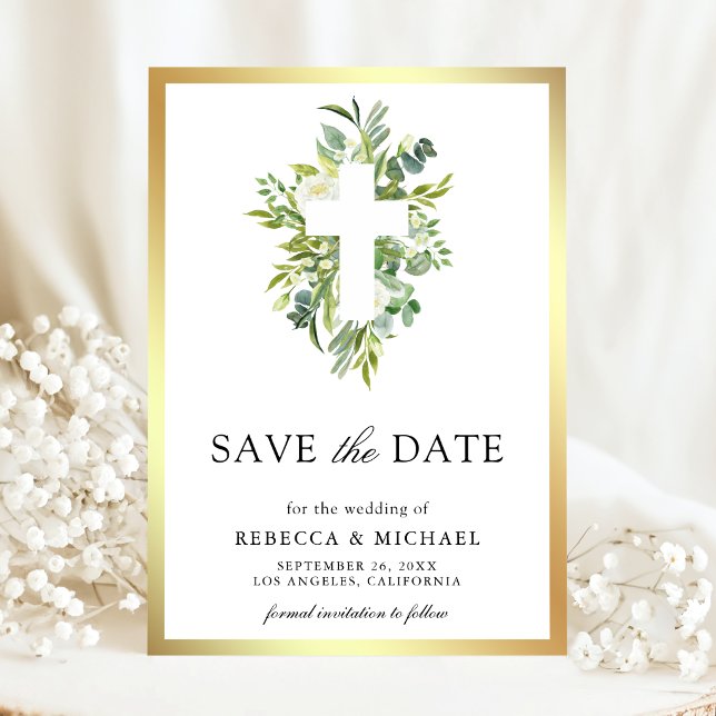 Reserve A Data Casamento Católico Cruz Verde (Criador carregado)