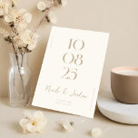 Reserve A Data Casamento Chic Simples Moderno<br><div class="desc">Casamento moderno salve a data com design chic elegante e estilo minimalista.</div>
