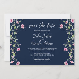 Reserve A Data Casamento Chuva de Pétalas de Hibisco Rosa Azul Na