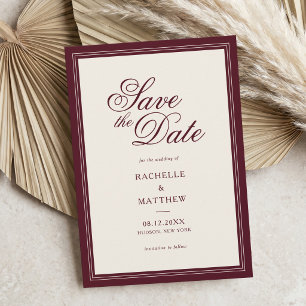 Reserve A Data Casamento Clássico Burgundy Old Money