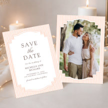 Casamento Clássico com Foto em Listras de Pastel P