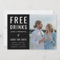 Casamento Código Qr Foto de Bebidas Grátis Engraça