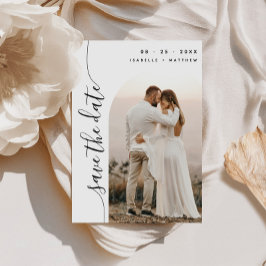 Reserve A Data Casamento com Arch de Fotografia de Script Vertica