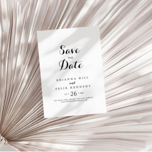Reserve A Data Casamento com Caligrafia Moderna