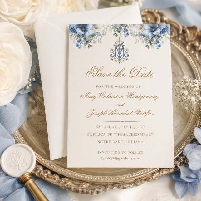 Reserve A Data Casamento com Cruz Mariana Católica Tradicional (Criador carregado)