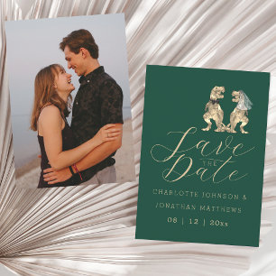 Reserve A Data Casamento com Fotos Temáticas de Dinossauros