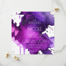 Casamento com Mancha de Aquarela