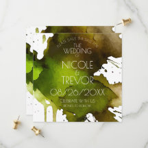 Casamento com Mancha de Aquarela