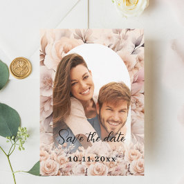Reserve A Data Casamento com rosa de pêssego de Cream