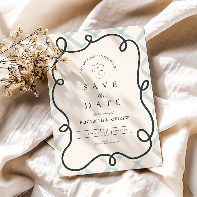 Reserve A Data Casamento Costeira Chic (Criador carregado)