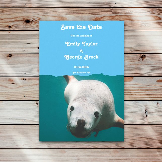 Reserve A Data Casamento Costeiro do Leão de Leão Aqua do Mar Sub (Criador carregado)