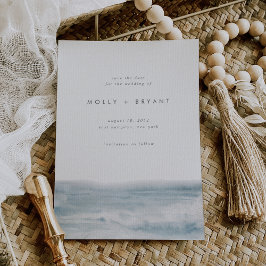 Reserve A Data Casamento Costeiro Minimalista de Baixa Ocultação