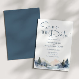 Reserve A Data Casamento da Floresta de Inverno da Rússia Woodlan