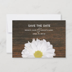 Reserve A Data Casamento Daisy & Barnwood Salve A Data