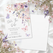 Casamento das Flores Silvestres Borboleta