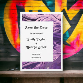 Reserve A Data Casamento de Abstrato de Caligrafia Mínima Moderna