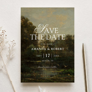 Reserve A Data Casamento de Arte Fina Romântica