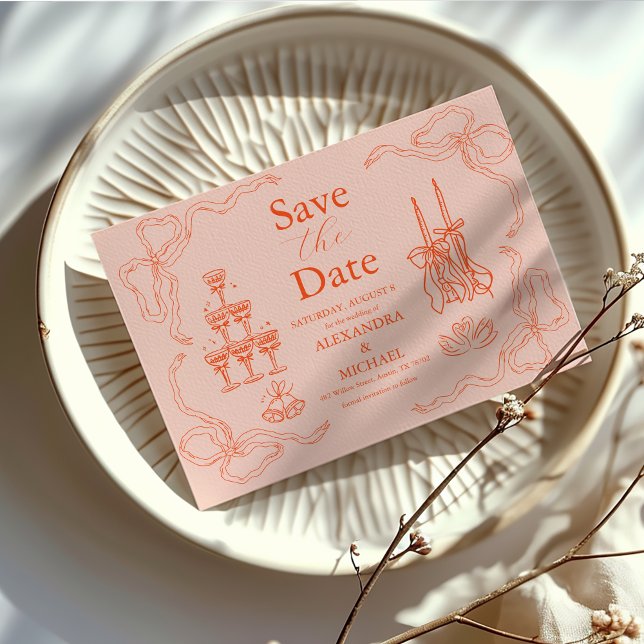 Reserve A Data Casamento de Arte Retroativa (Criador carregado)