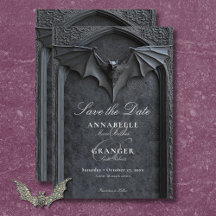 Casamento de Bat e Arco Pretos do Halloween