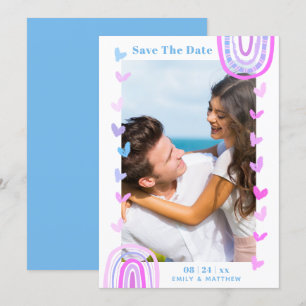 Reserve A Data Casamento de Boho Casual Moderno Envolvido