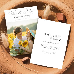 Reserve A Data Casamento de Boho de Girassol Russo com Script Ele