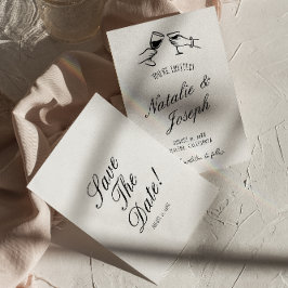 Reserve A Data Casamento De Bonito Brincadeira Escrito À Mão E Es