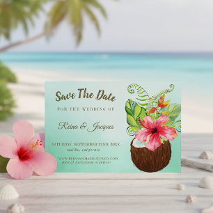 Reserve A Data Casamento de Buquê Floral de Coconut de Paraíso Tr